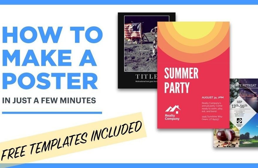 Free Online Printable Poster Creator Printable Templates