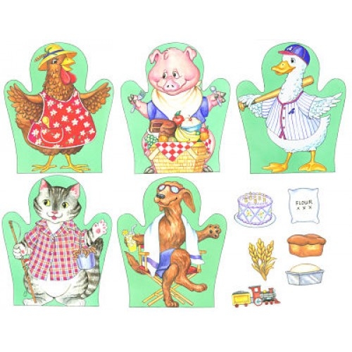 Little Red Hen Printable Puppets Little Red Hen Printable Puppets