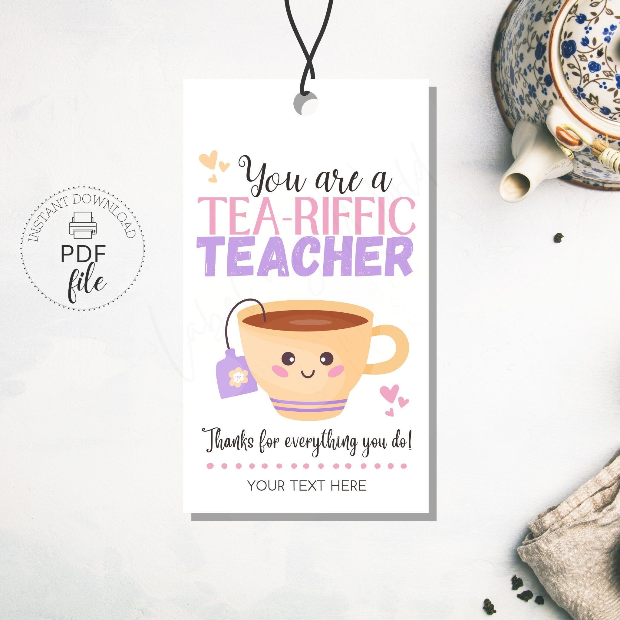 You Are A Tea riffic Teacher Thanks For Everything You Do Personalized You Are A Tea riffic Teacher Thanks For Everything You Do Personalized