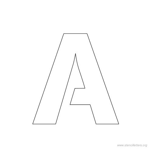 1 Inch Free Printable Stencil Letters Stencil Letters Org 1 Inch Free Printable Stencil Letters Stencil Letters Org