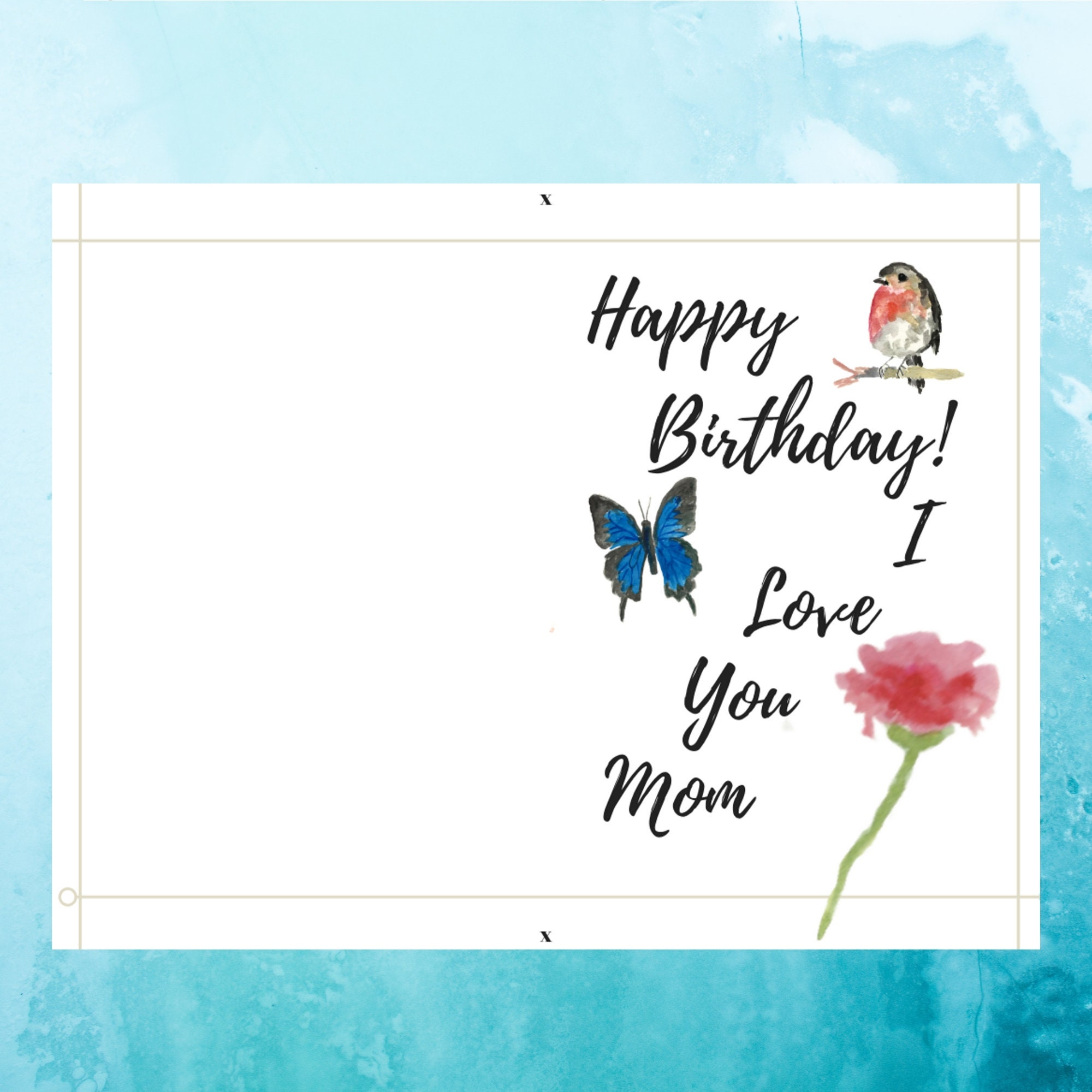 10 Best Printable Birthday Cards For Mom Pdf For Free At Printablee 