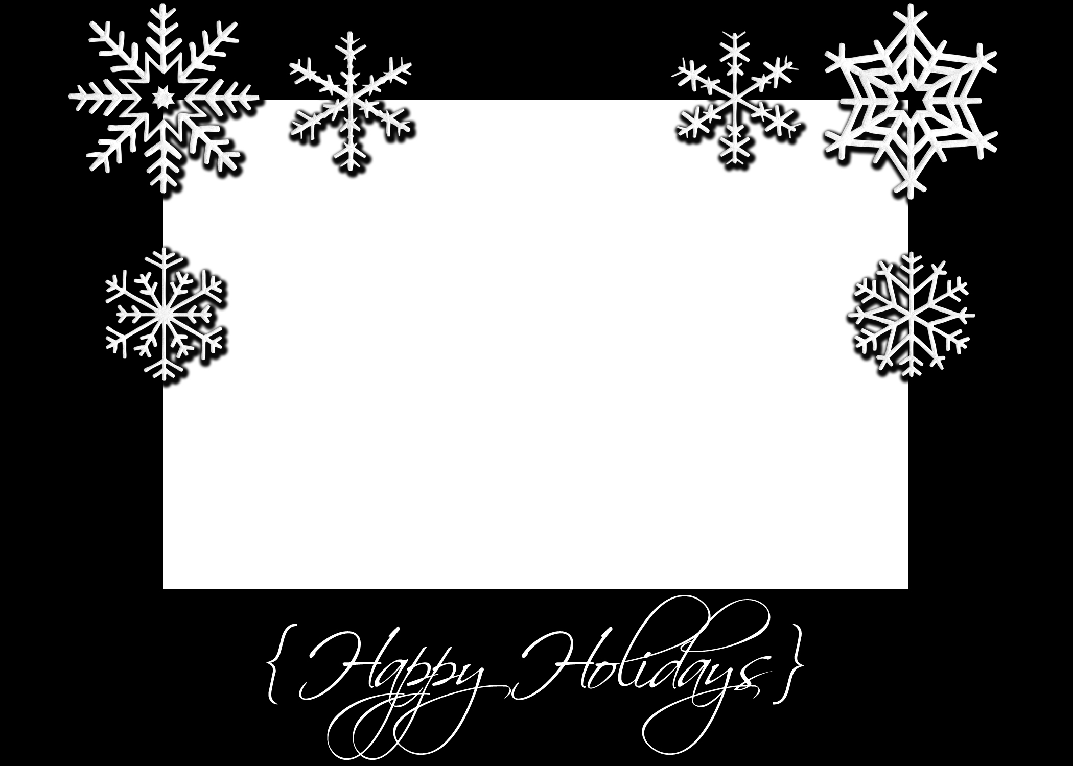 Printable Christmas Cards Free Black And White