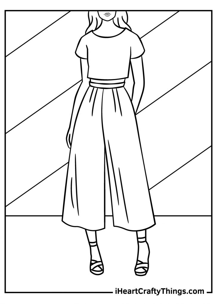 15 Fashion Coloring Pages 100 Free Printables 15 Fashion Coloring Pages 100 Free Printables
