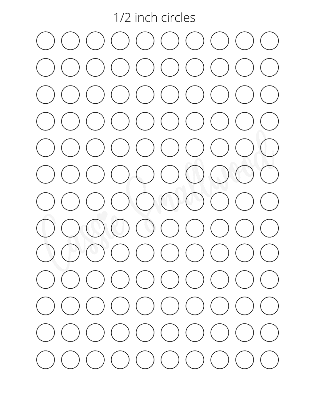 17 Sizes Of Printable Circle Templates Cassie Smallwood 17 Sizes Of Printable Circle Templates Cassie Smallwood