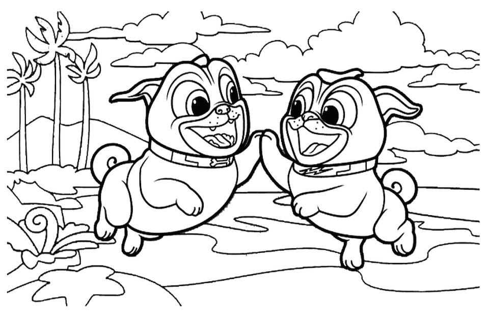 20 Free Printable Puppy Dog Pals Coloring Pages EverFreeColoring