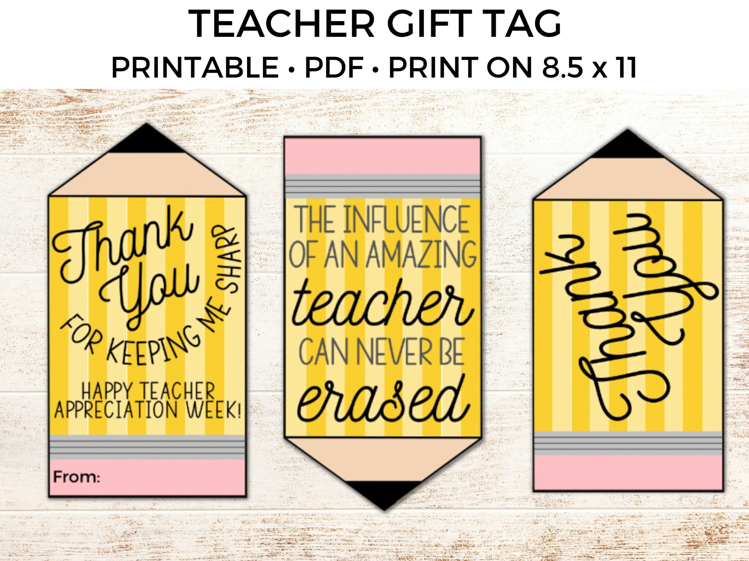 Free Printable Teacher Appreciation Gift Tags