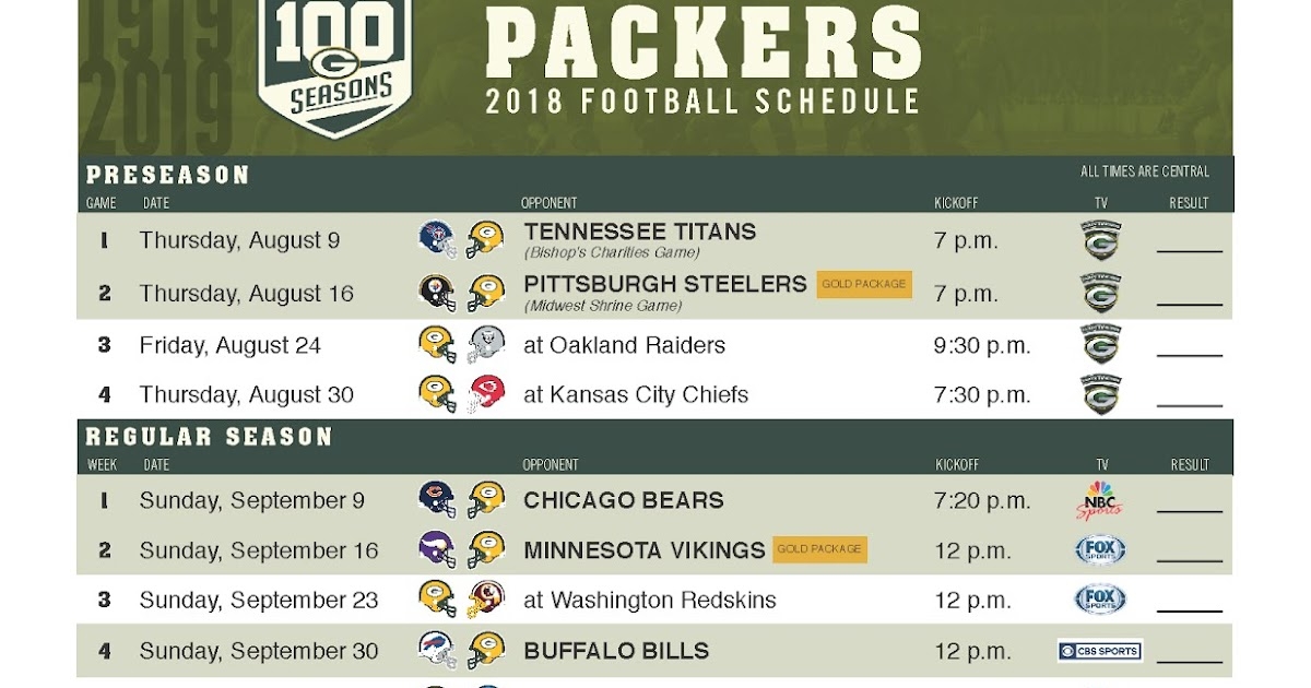 2025 2025 Packers Schedule Time Amelie H Cecil