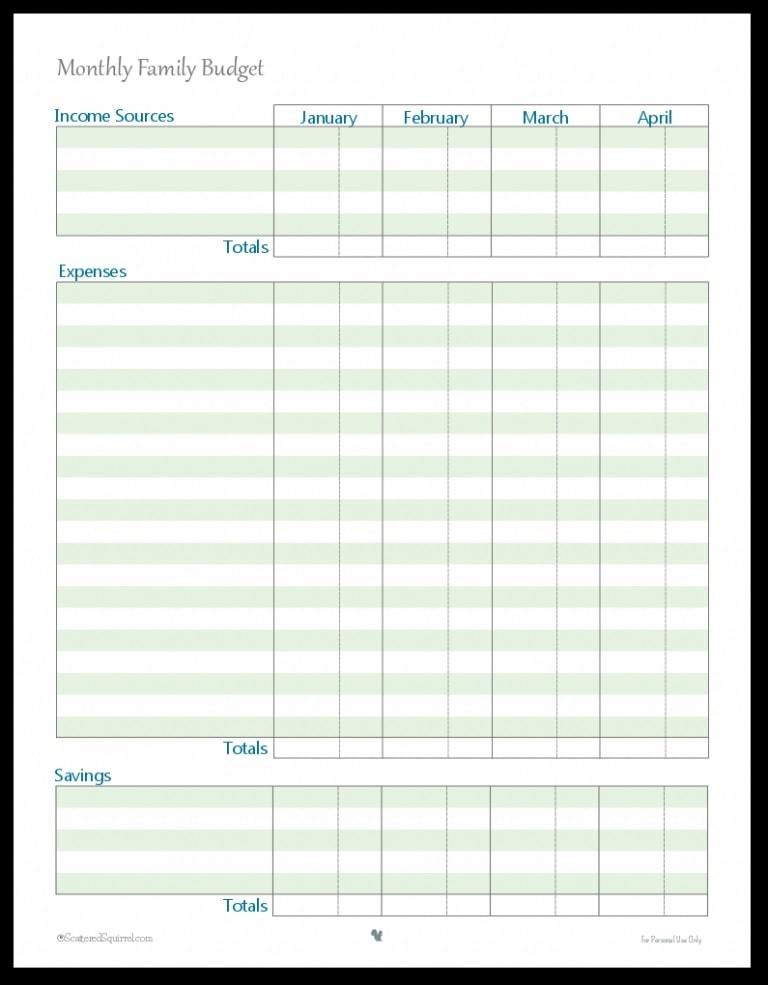 23 Budget Printables To Track Your Family 39 s Expenses