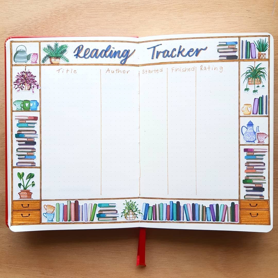 Bullet Journal Book List Printable