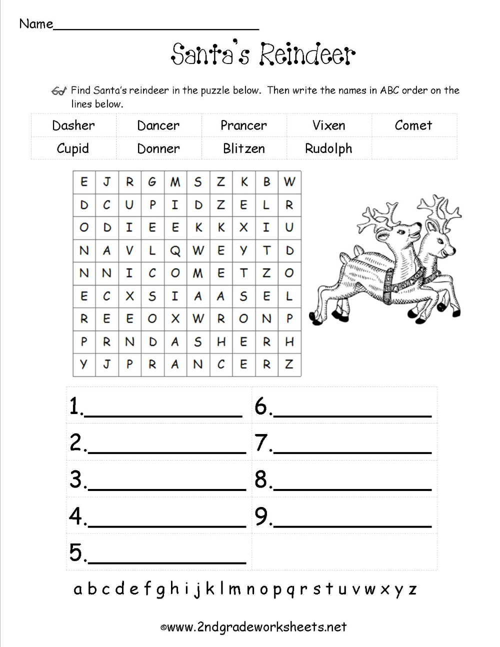 2nd Grade Christmas Worksheets AlphabetWorksheetsFree 2nd Grade Christmas Worksheets AlphabetWorksheetsFree