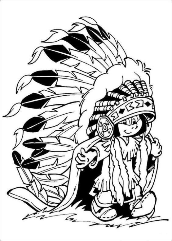 Native American Coloring Pages Printables
