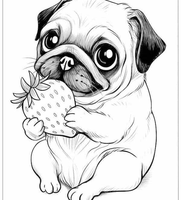 36 Super Cute Pug Coloring Pages Free Printables Our Mindful Life