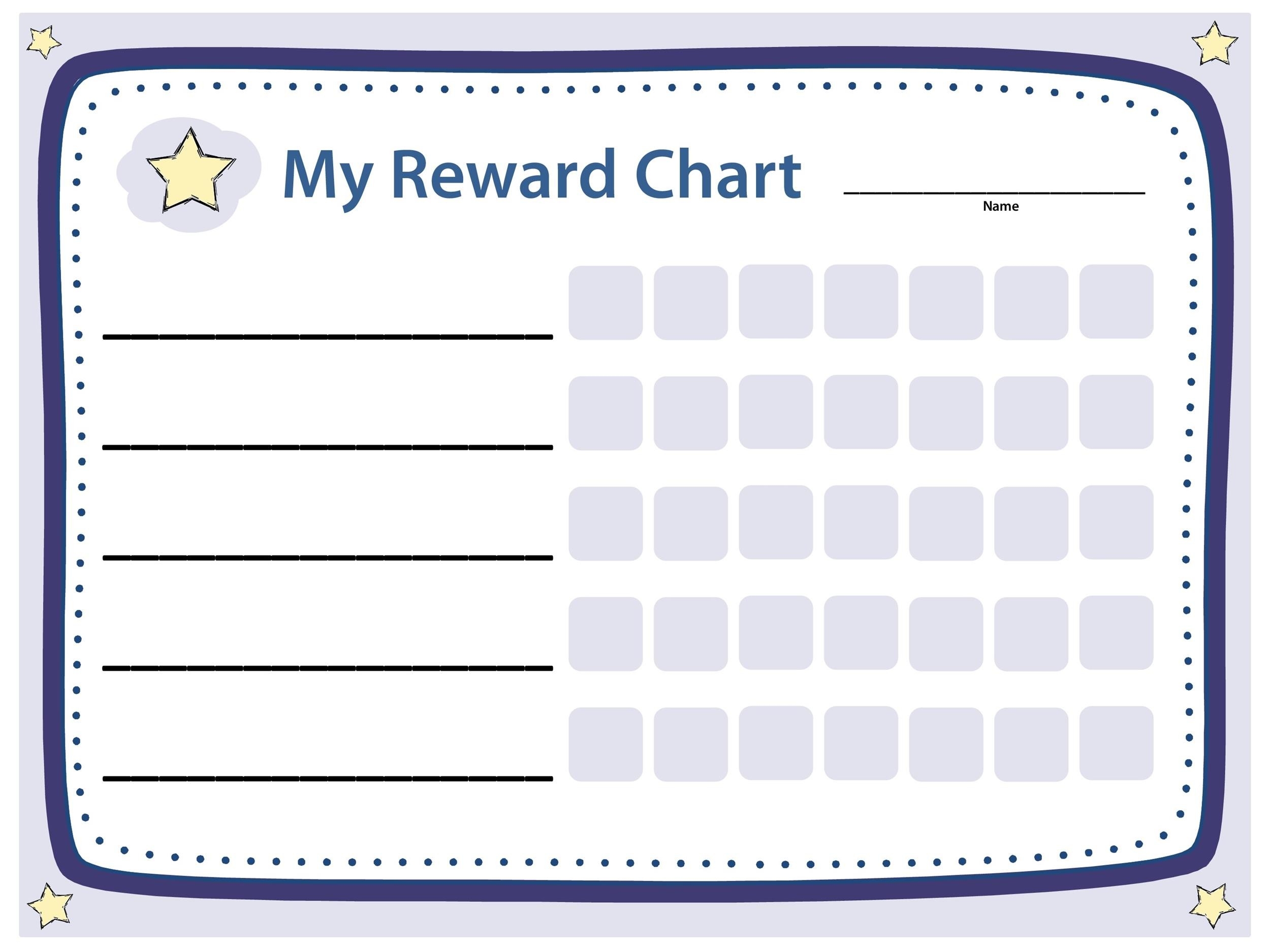 44 Printable Reward Charts For Kids PDF Excel Word 