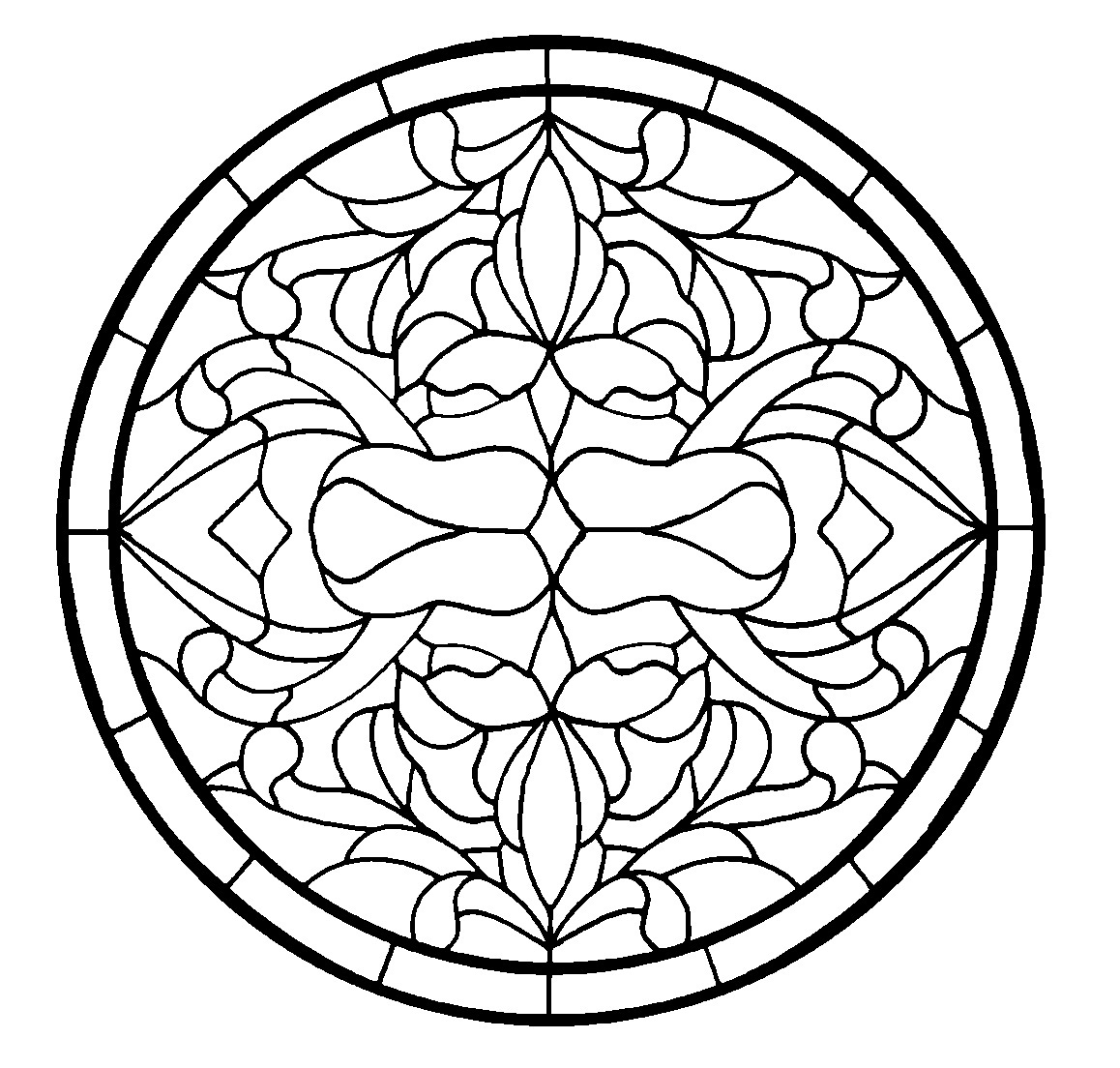 Free Printable Stained Glass Patterns For Beginners