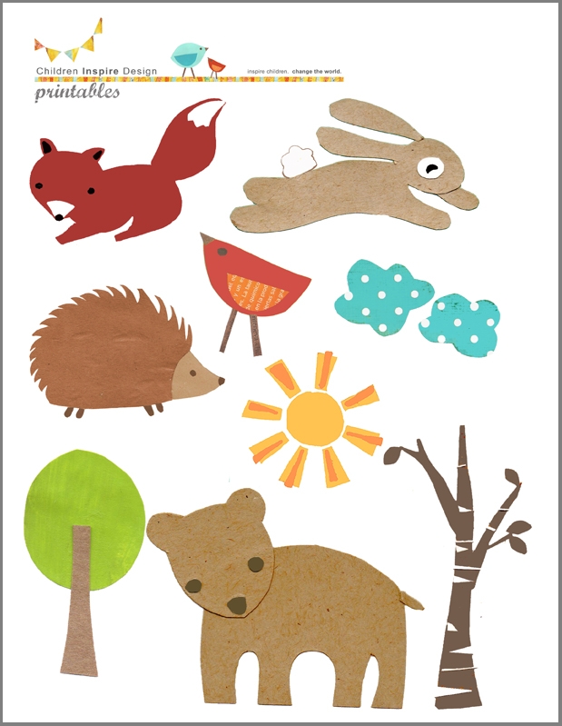 Free Printable Little Forest Animals