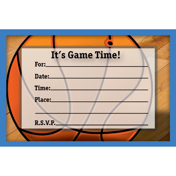 5 Best Images Of Free Printable Basketball Birthday Invitations 