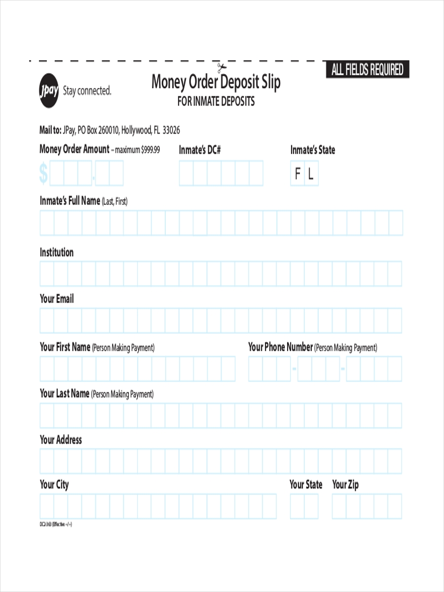 Money Order Inquiry Form Printable