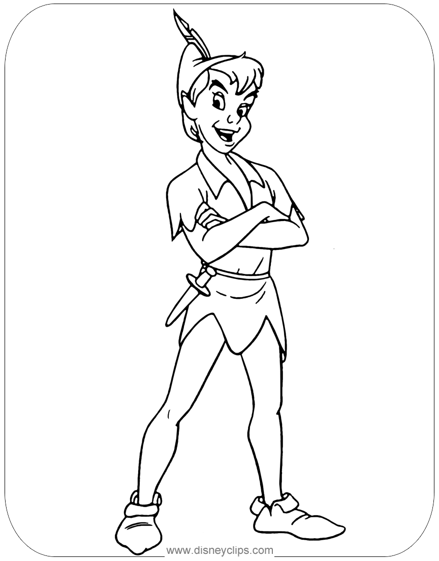 50 Printable Peter Pan Coloring Pages Disneyclips