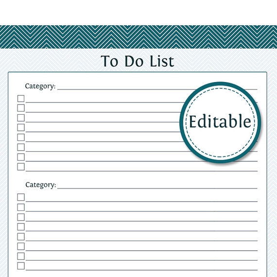 6 Best Images Of To Do List Printable Editable Template Editable To 