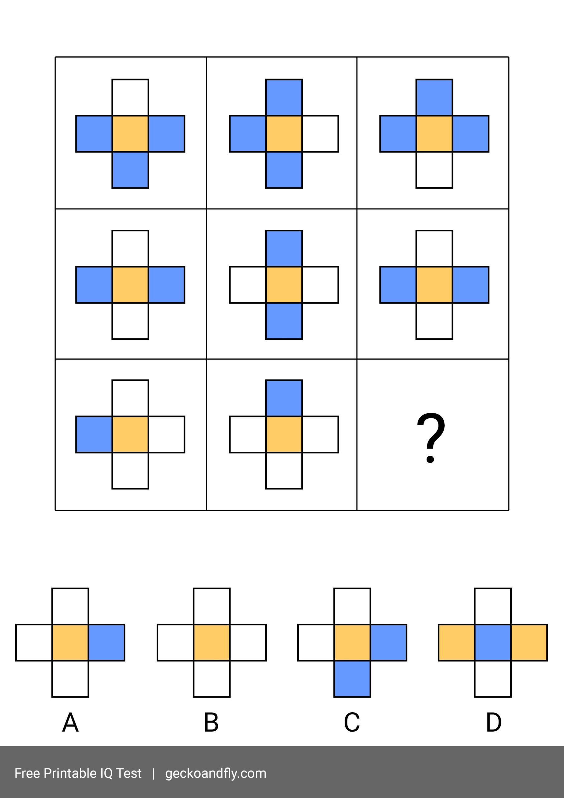 60 Free Printable IQ Test For Kids From 5 To 16 Years Old Part 2 