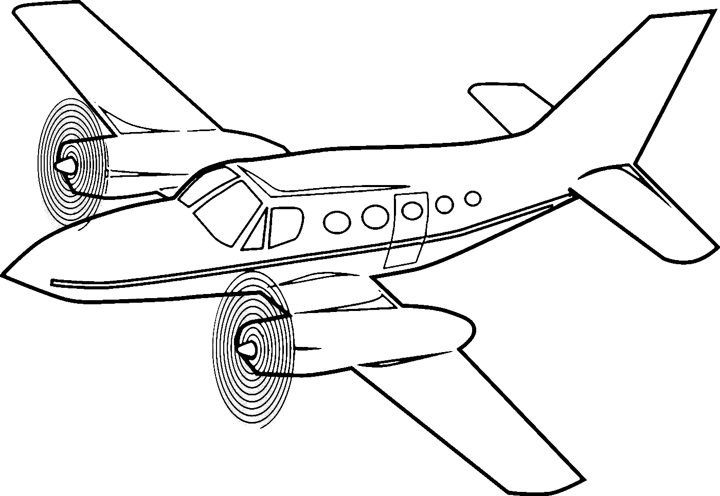 Printable Coloring Pages Of Airplanes