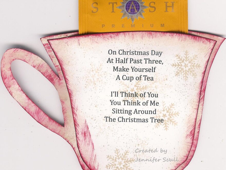 A Cup Of Christmas Tea Poem Printable