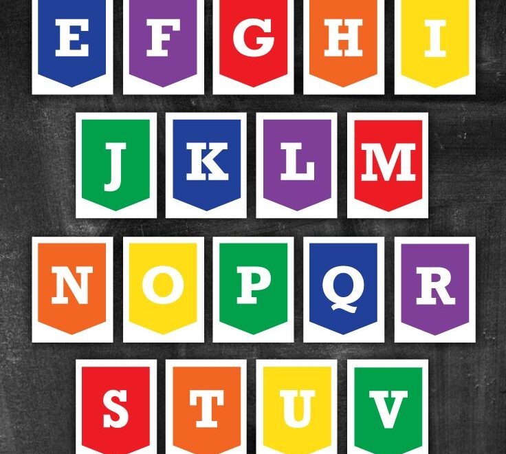 A To Z Free Printable Alphabet Letter Banner Artofit