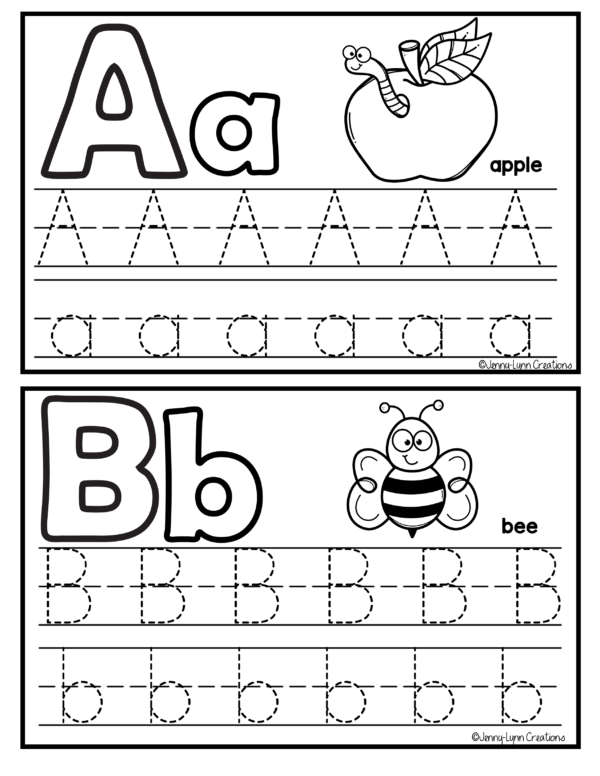 ABC Tracing Cards Made By Teachers
