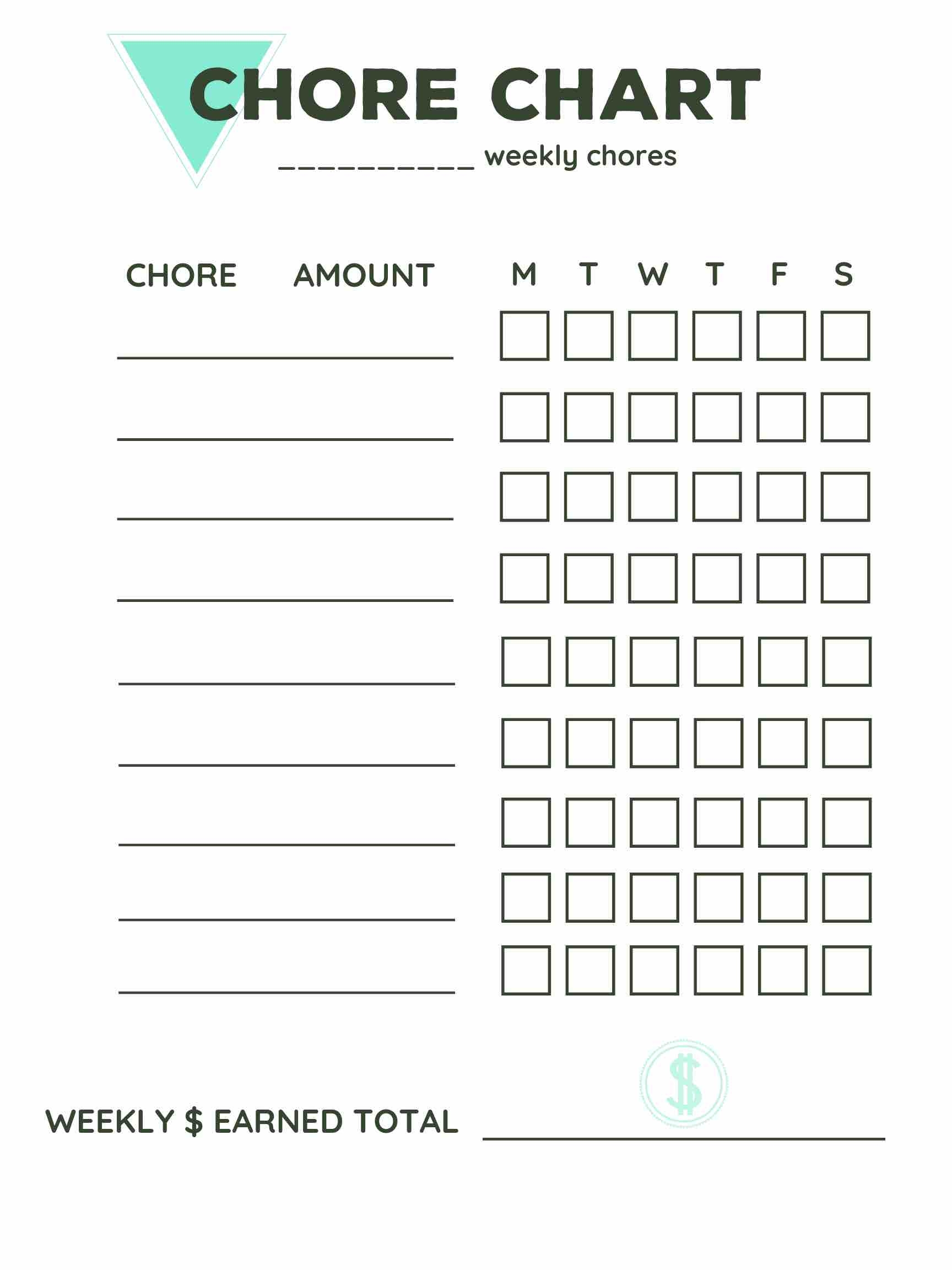 Adult Chore Charts For Husbands Wives Thrifty Little Mom Chore Chart 