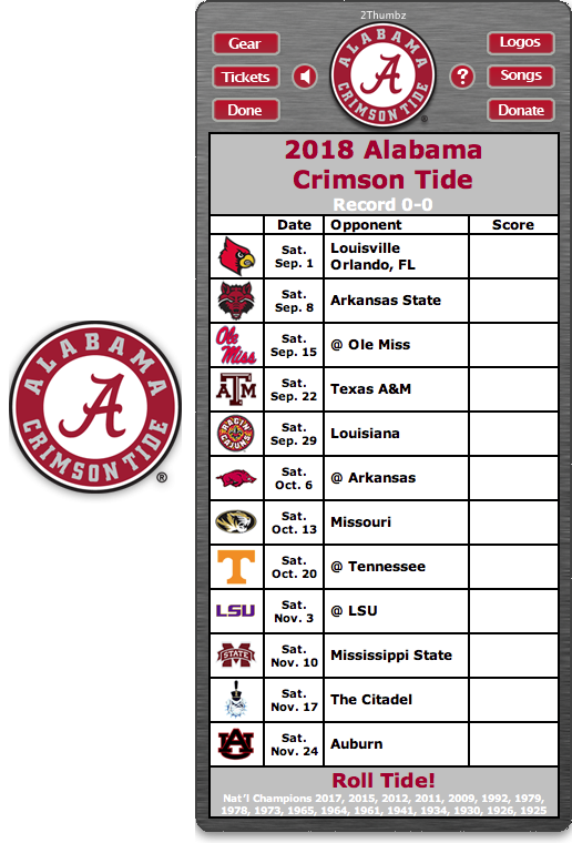 Alabama Football Schedule 2025 Schedule Printable Nikolaj A Nissen