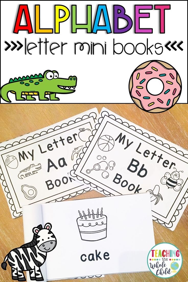 Alphabet Mini Books Printable Free