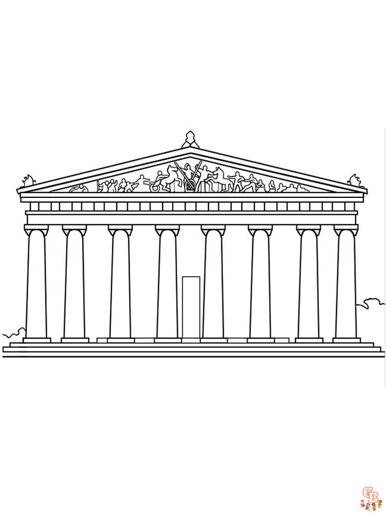 Free Printable Ancient Greece Coloring Pages