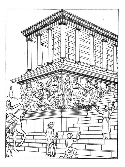 Ancient Greece Coloring Pages Free Printable Sheets