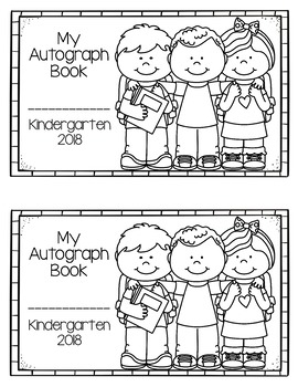 Autograph Book Free By Teacher Laura Teachers Pay Teachers