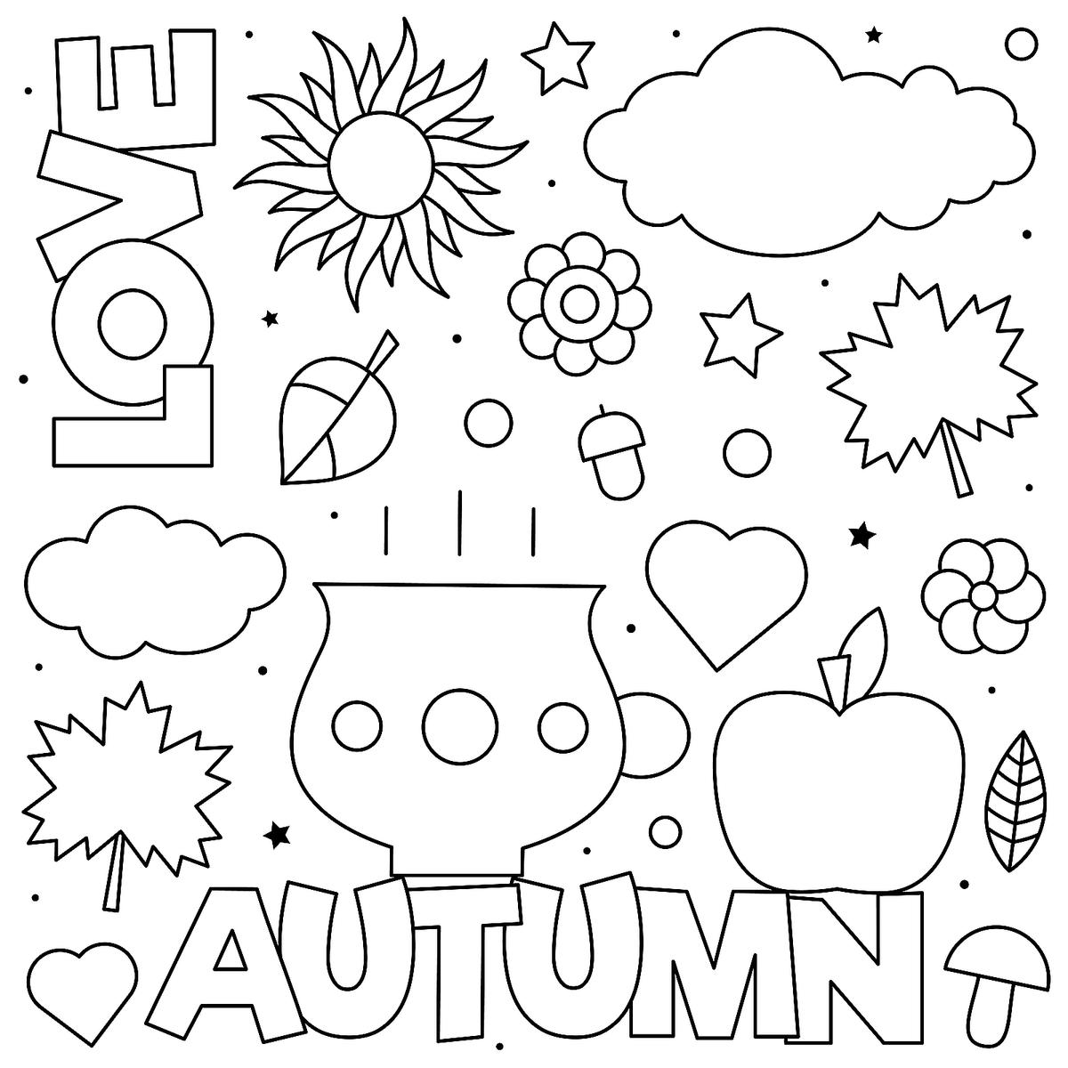 Autumn Coloring Pages Free Printable At NETBRIDGETBLOG Blog