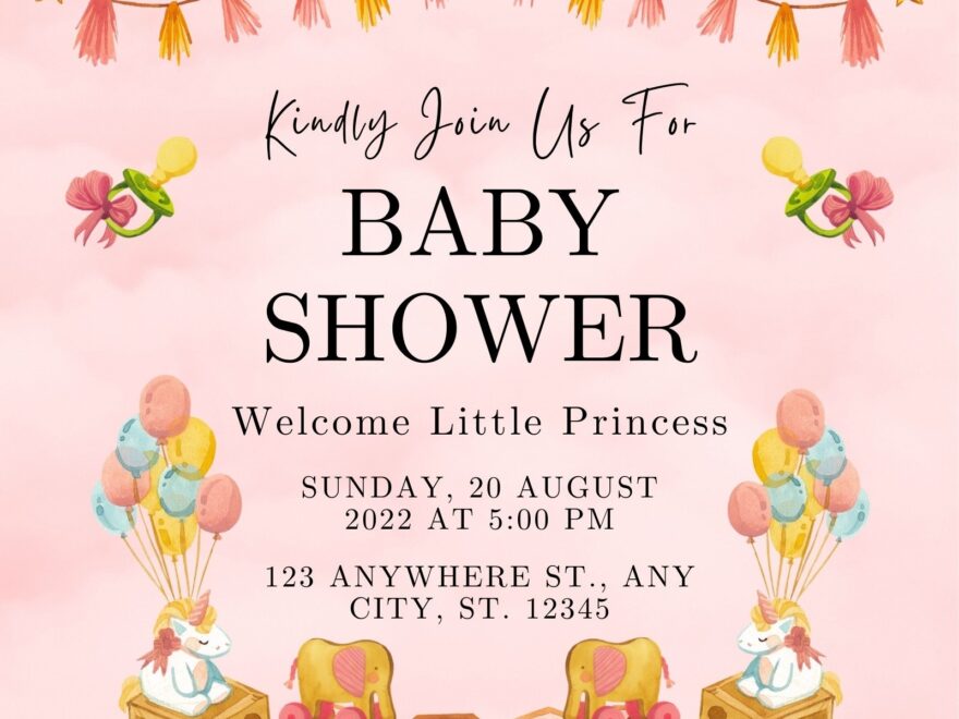Baby Shower Invitations Free Printable For A Girl At Roberto Majors Blog