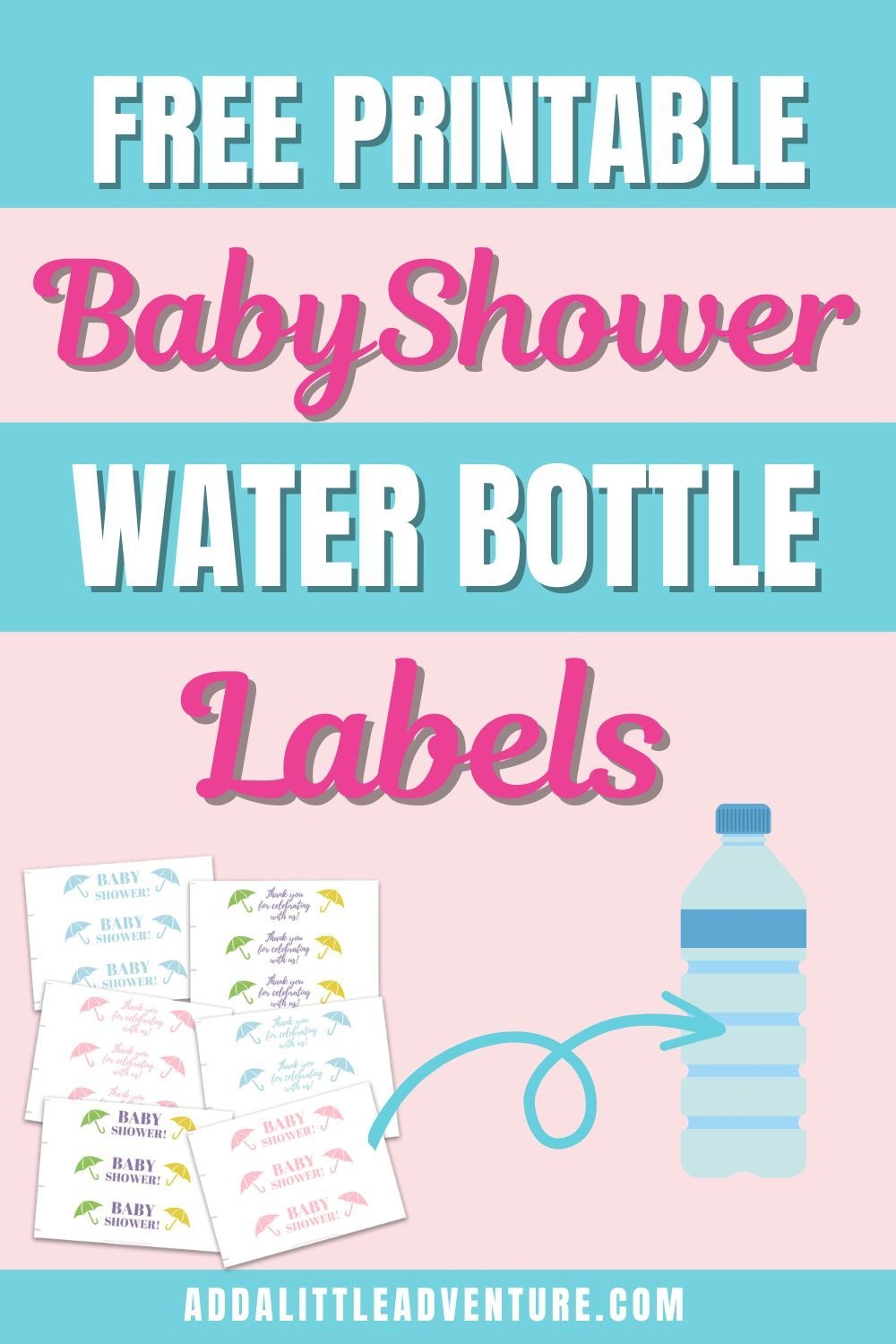 Baby Shower Water Bottle Labels Free Printables Add A Little Baby Shower Water Bottle Labels Free Printables Add A Little