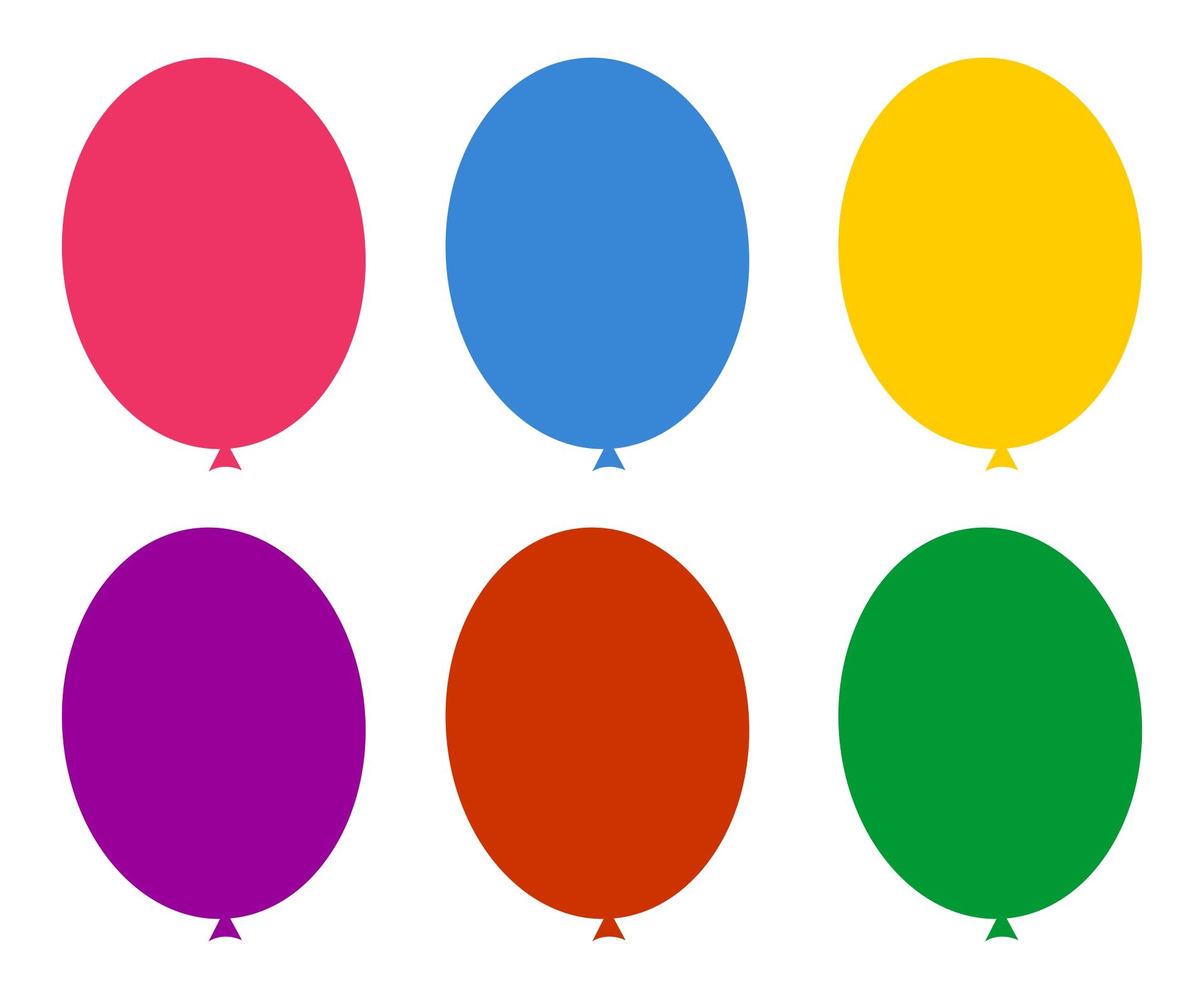 Balloon Outline 10 Free PDF Printables Printablee