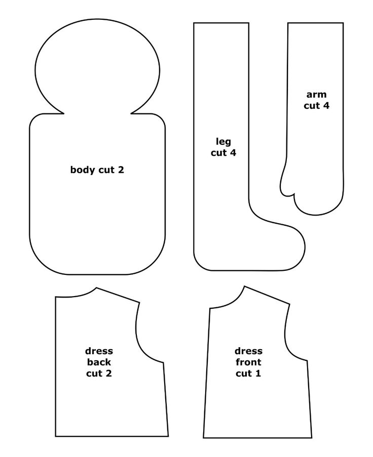 Beginner Easy Printable Rag Doll Patterns Beginner Easy Printable Rag Doll Patterns
