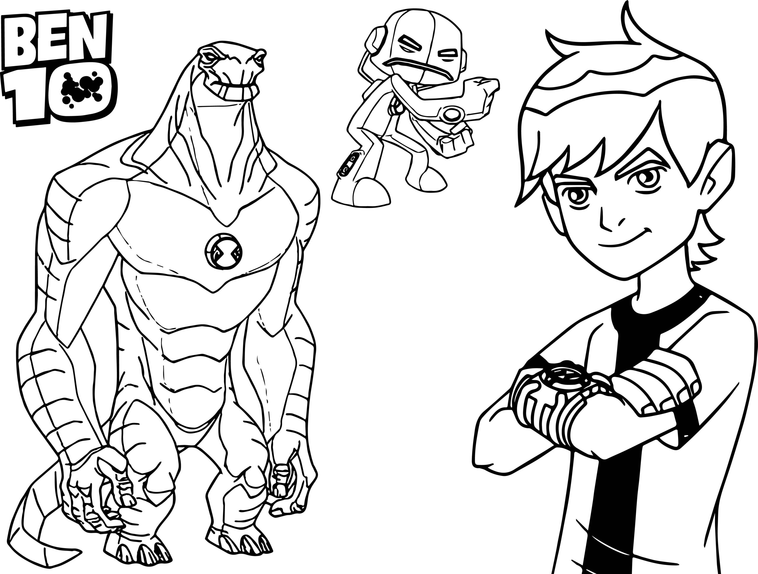 Ben 10 Coloring Pages Printable At Genbryanblog Blog