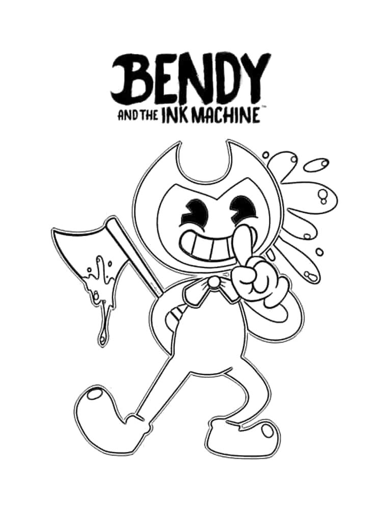Bendy And The Ink Machine Coloring Pages
