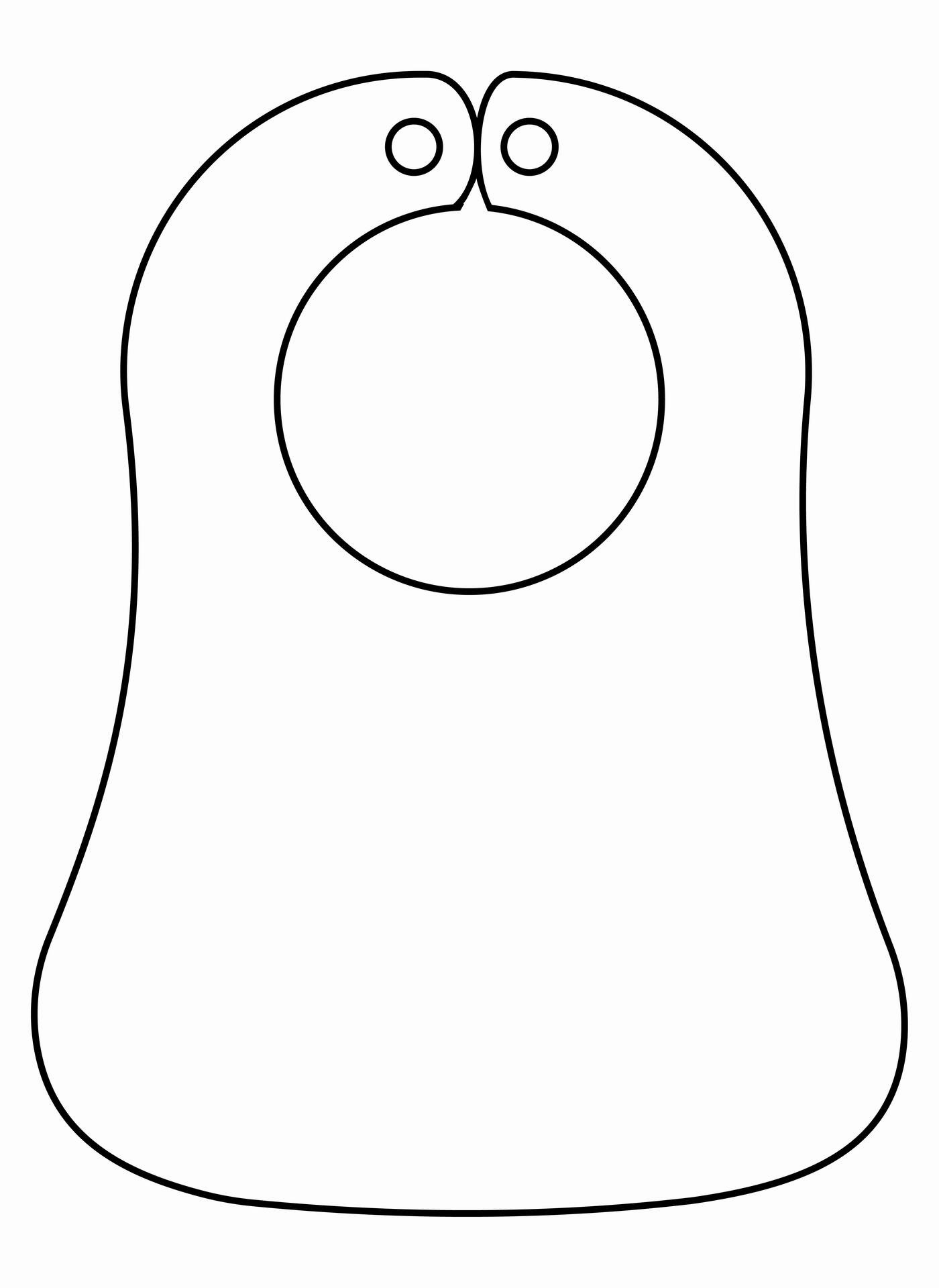 Free Printable Baby Bib Template