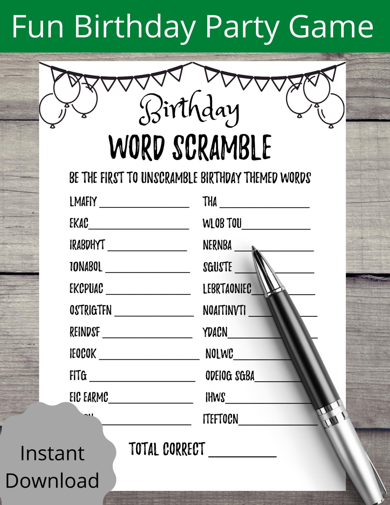 Free Birthday Party Printables For Adults