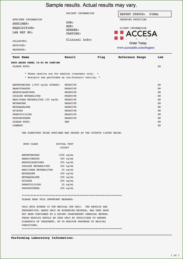 Blank Form Printable Fake Std Test Results With Name Printable Forms 
