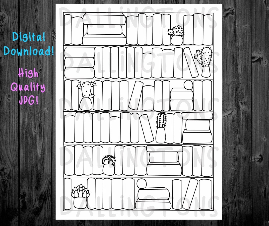 Book Shelf Reading Tracker Books To Read Printable Bookshelf 