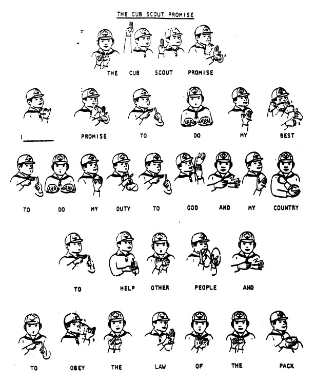 Boy Scout Oath In Sign Language Printable That Are Terrible Vargas Blog