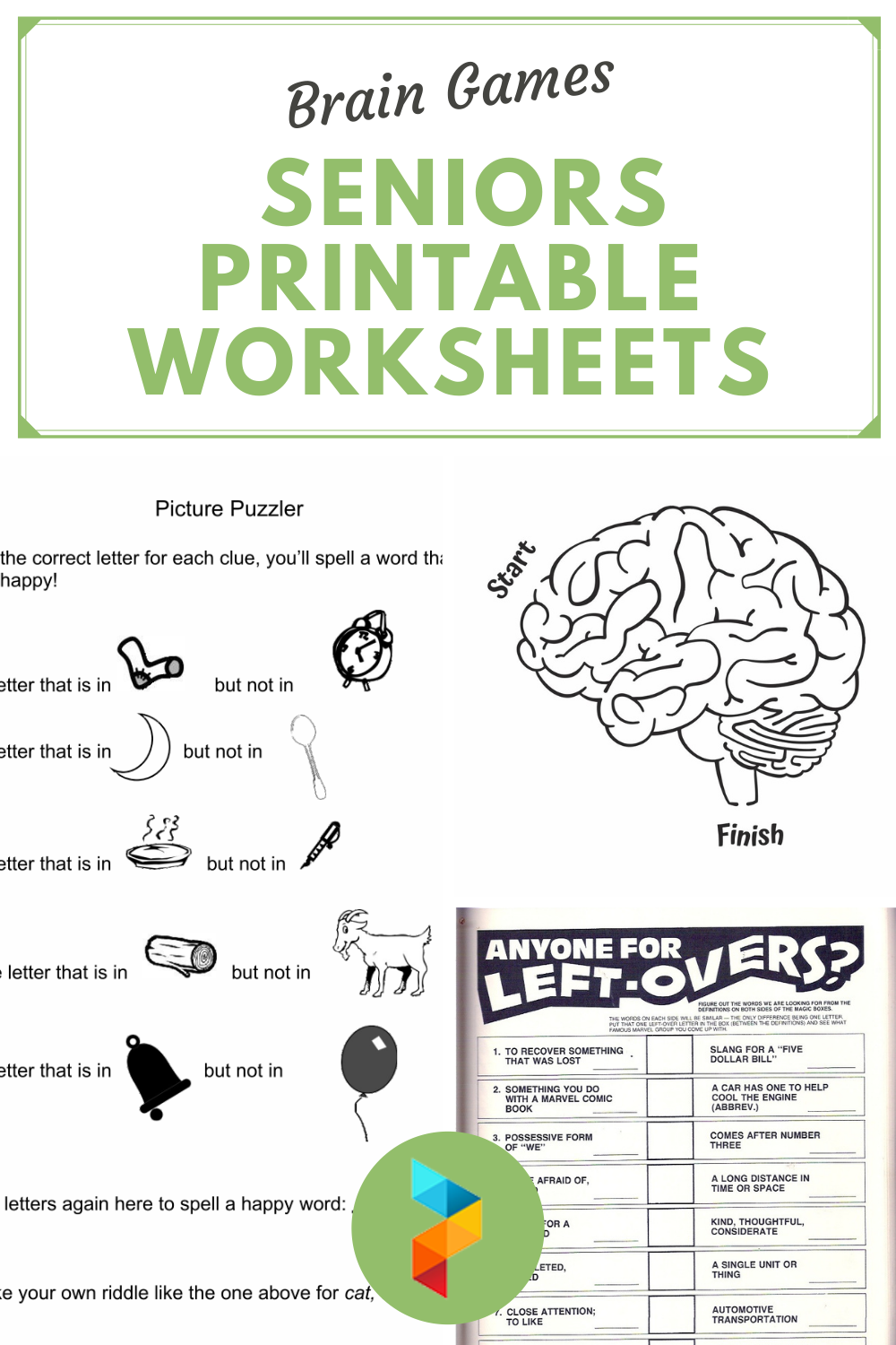Brain Games Seniors Printable Worksheets Brain Games For Adults Brain Games Seniors Printable Worksheets Brain Games For Adults