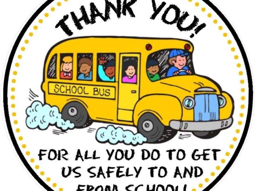 Bus Driver Thank You Card Free Printable Free Printable Card
