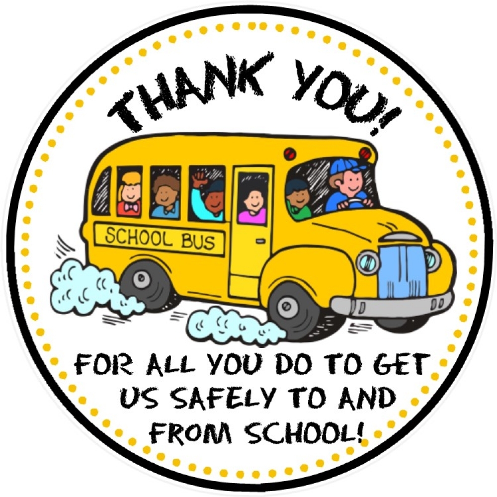 Bus Driver Thank You Card Free Printable Free Printable Card