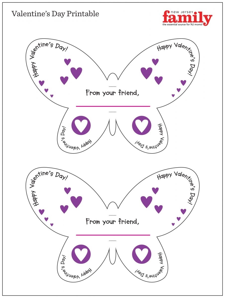 Butterfly Valentine Craft Template 39 s Day With Printable Butterfly Valentine Craft Template 39 s Day With Printable
